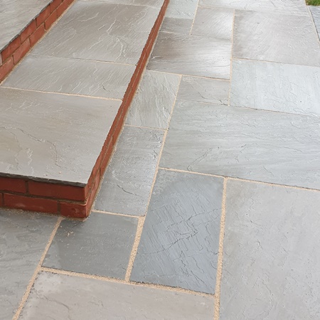 Repointed patio